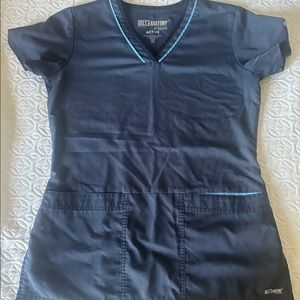 Grey’s Anatomy scrub top, grey/blueish